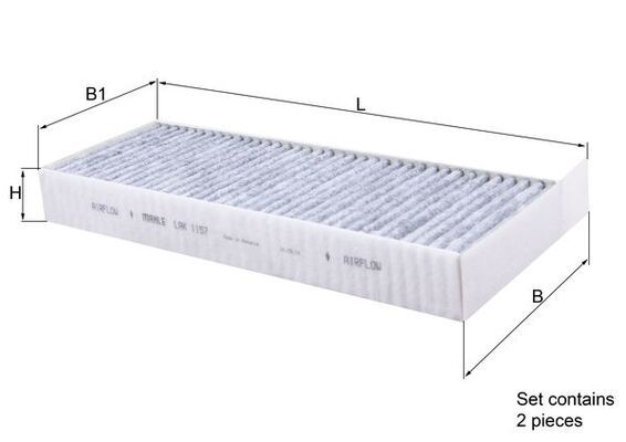 LAK1157/S Фільтр салону (MAHLE)
