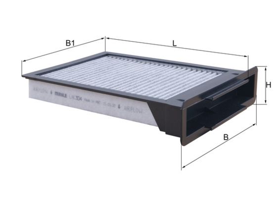 LAK304 Фільтр салону (MAHLE)