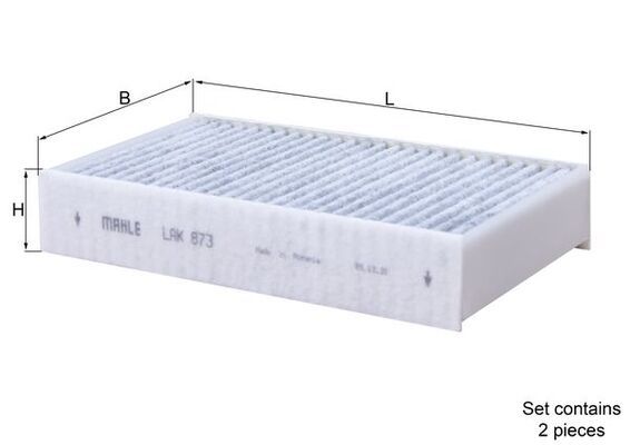 LAK873/S Фільтр салону (MAHLE)