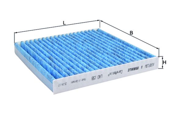 LAO158 Фільтр салону (MAHLE)