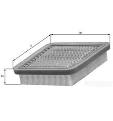 LX1010 Фільтр повітря (MAHLE)
