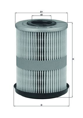 LX293 Фільтр повітря (MAHLE)