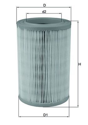 LX3285 Фільтр повітря (MAHLE)