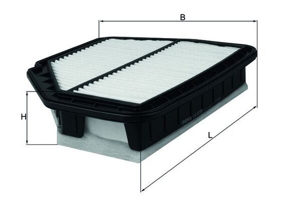 LX3298 Фільтр повітря (MAHLE)