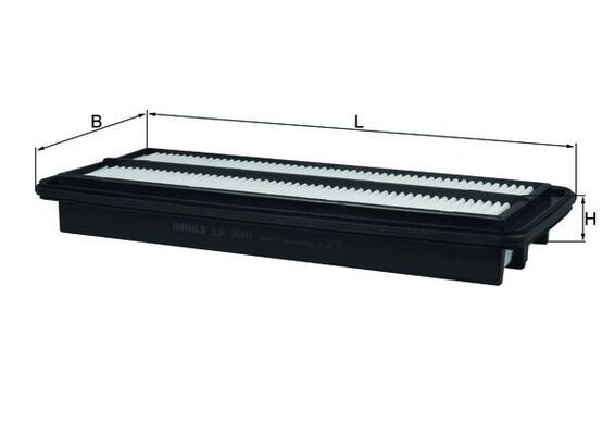 LX3601 Фільтр повітря (MAHLE)