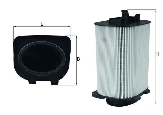LX3775 Фільтр повітря (MAHLE)