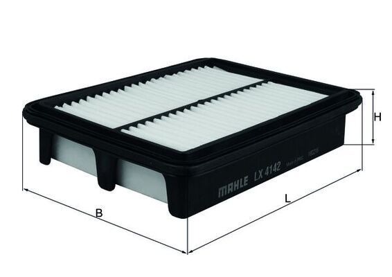 LX4142 Фільтр повітря (MAHLE)