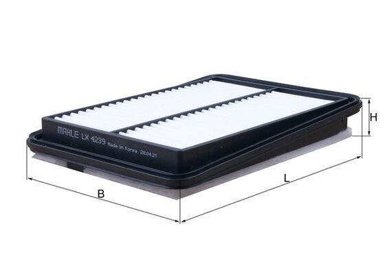 LX4239 Фільтр повітря (MAHLE)