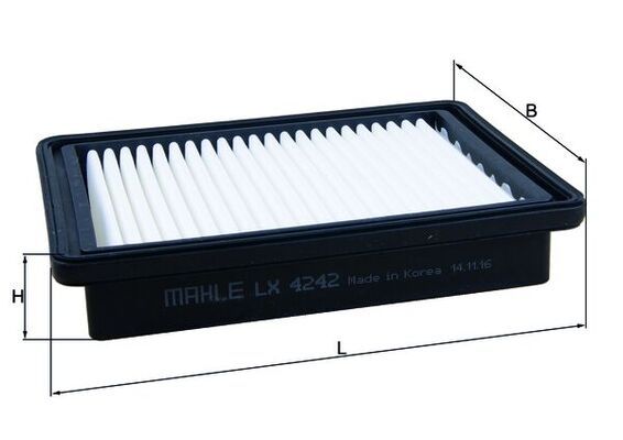 LX4242 Фільтр повітря (MAHLE)