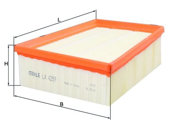 LX4297 Фільтр повітря (MAHLE)
