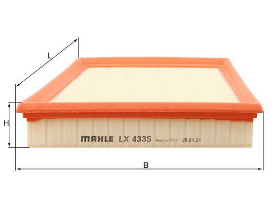 LX4335 Фільтр повітря (MAHLE)