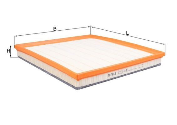 LX4403 Фільтр повітря (MAHLE)