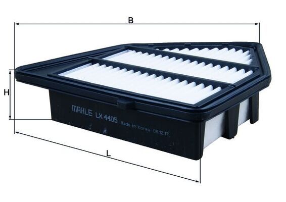 LX4405 Фільтр повітря (MAHLE)