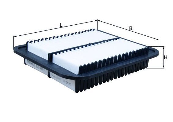 LX4431 Фільтр повітря (MAHLE)