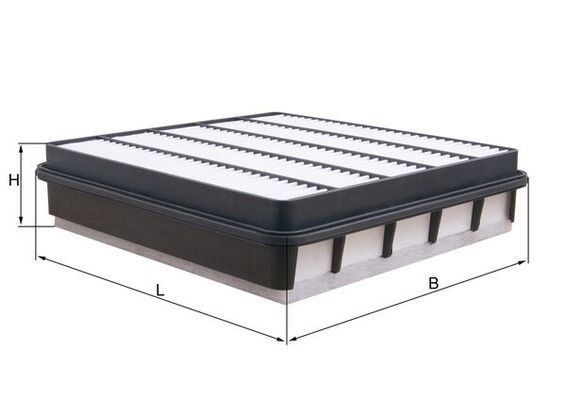 LX5055 Фільтр повітря (MAHLE)