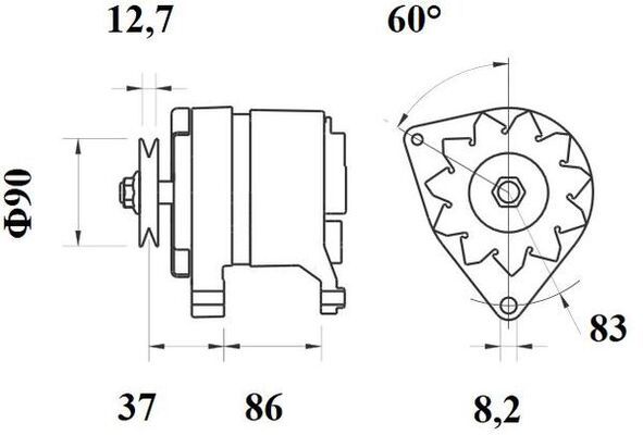 MAHLE MG110 Генератор