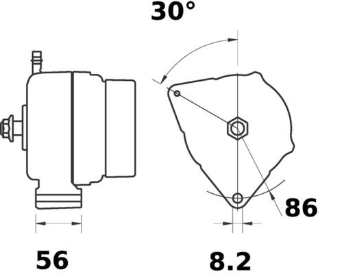 MAHLE MG178 Генератор