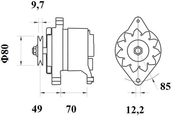 MAHLE MG191 Генератор