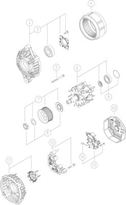 MAHLE MG23 Генератор