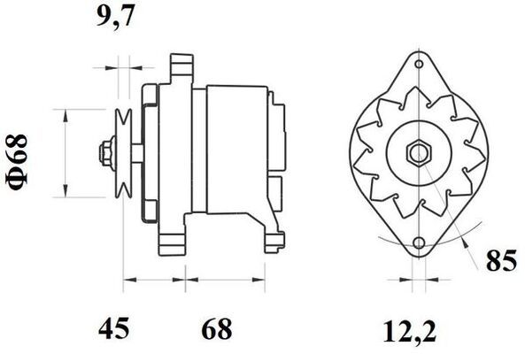 MAHLE MG258 Генератор