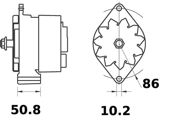 MAHLE MG279 Генератор