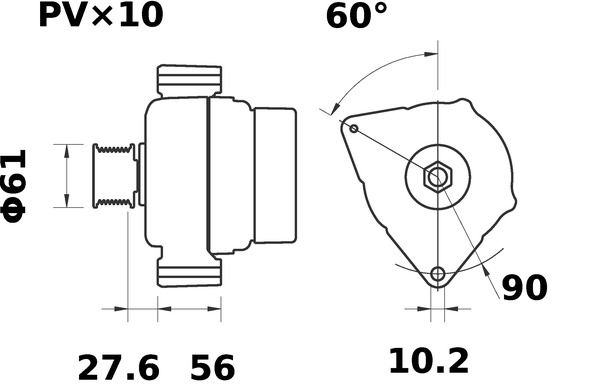 MAHLE MG30 Генератор