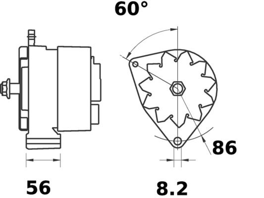 MAHLE MG314 Генератор