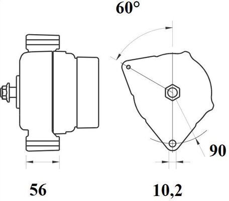 MAHLE MG467 Генератор