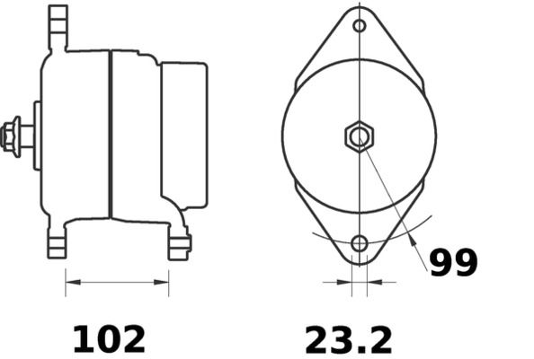 MAHLE MG490 Генератор