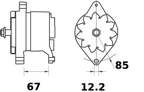 MAHLE MG515 Генератор