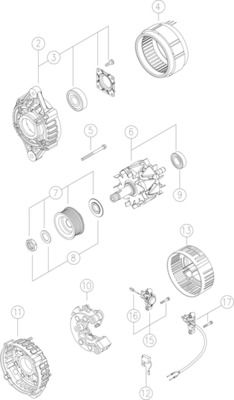 MAHLE MG52 Генератор