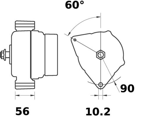 MAHLE MG52 Генератор