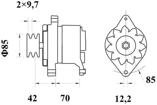 MAHLE MG524 Генератор