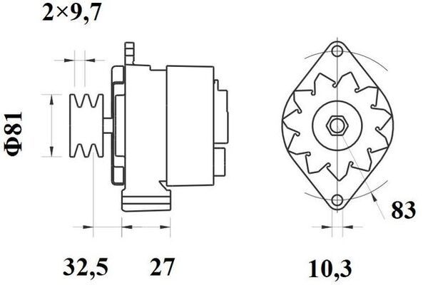 MAHLE MG530 Генератор