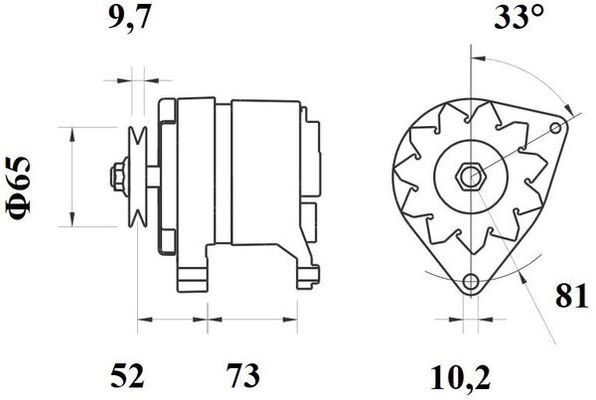 MAHLE MG535 Генератор