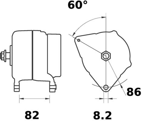 MAHLE MG562 Генератор