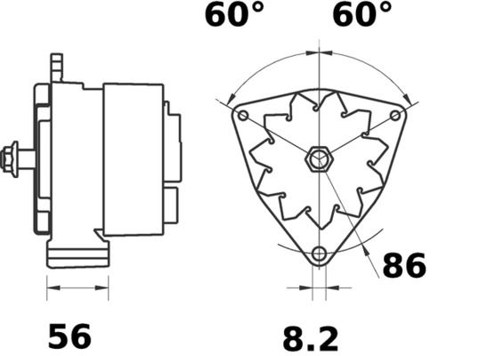 MAHLE MG597 Генератор