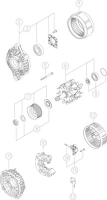 MAHLE MG74 Генератор