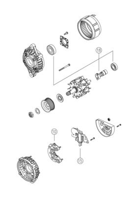MAHLE MG812 Генератор