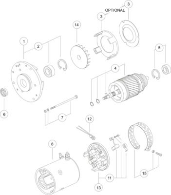 MAHLE MM203 Електродвигун