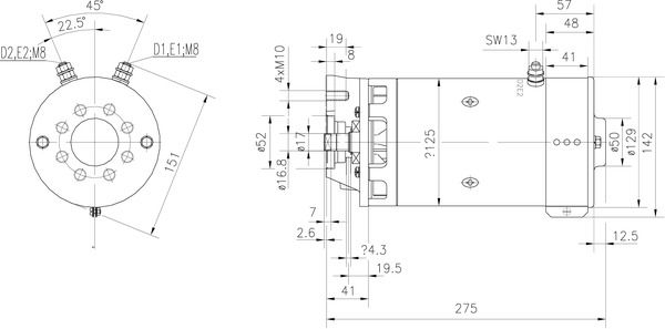 MAHLE MM203 Електродвигун
