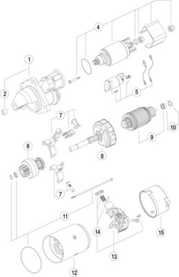 MAHLE MS148 Стартер