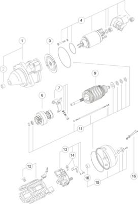 MAHLE MS271 Стартер
