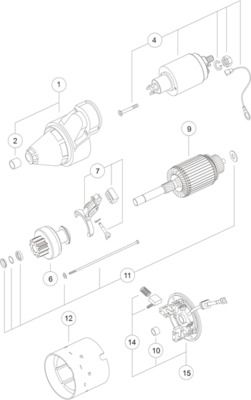 MAHLE MS437 Стартер