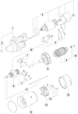 MAHLE MS66 Стартер