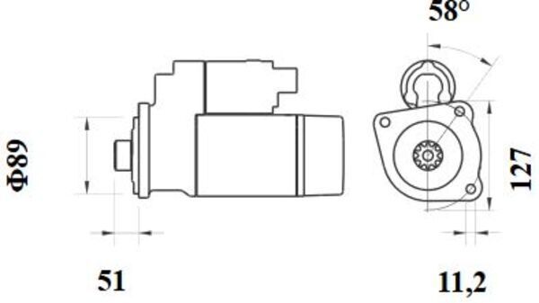 MAHLE MS888 Стартер