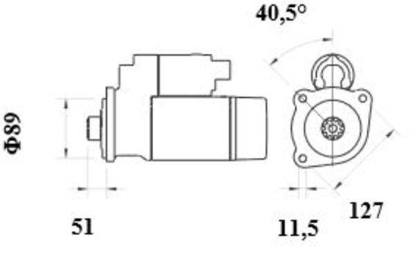 MAHLE MS974 Стартер
