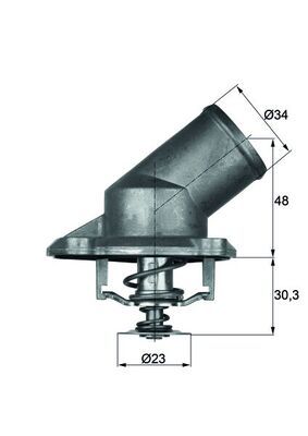 TI22492 Mahle - Термостат