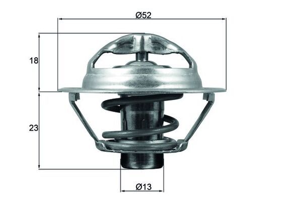 MAHLE TX17595D Термостат Renault Koleos 2.5 08-/Laguna III/Megane III 2.0 09-