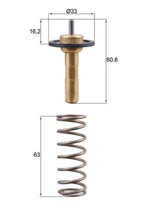 MAHLE TX31190D Термостат, охолоджувальна рідина